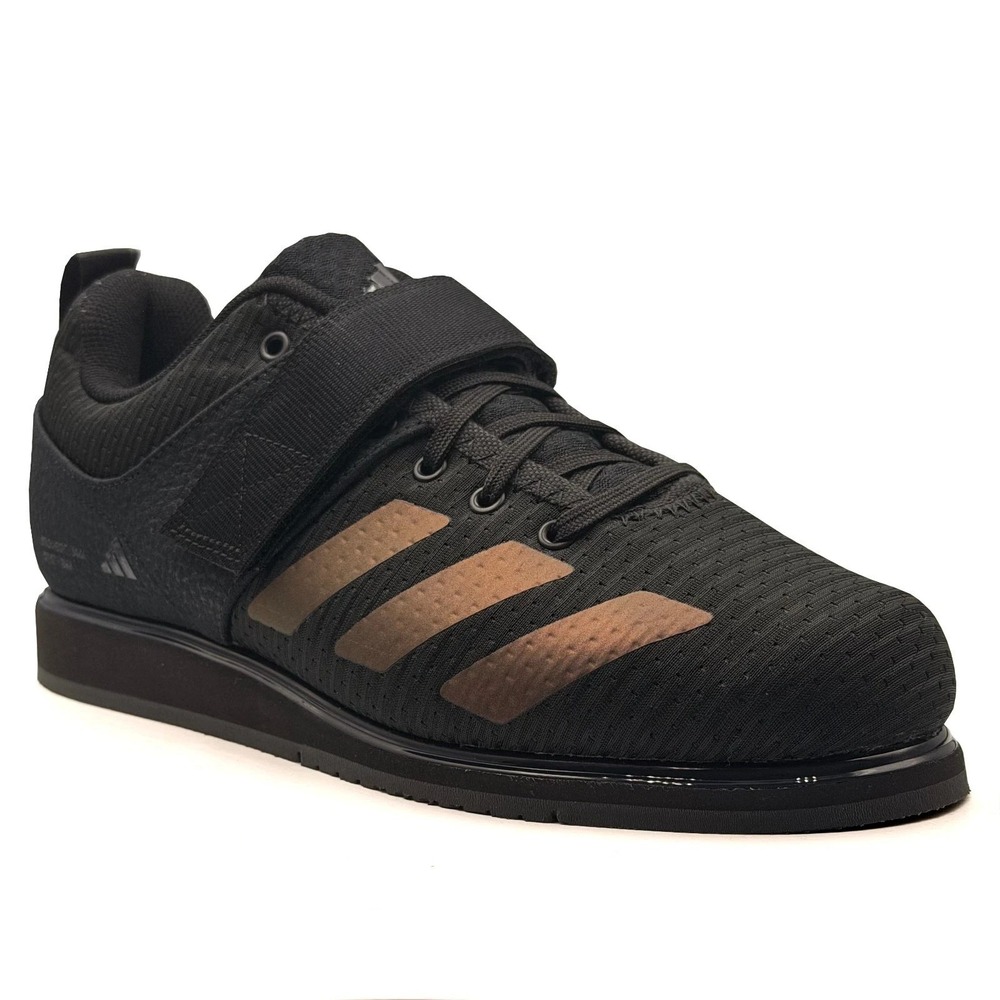 Adidas Powerlift 5 Mens‎ Size 9 Weightlifting Shoes Trainers Black JP6198